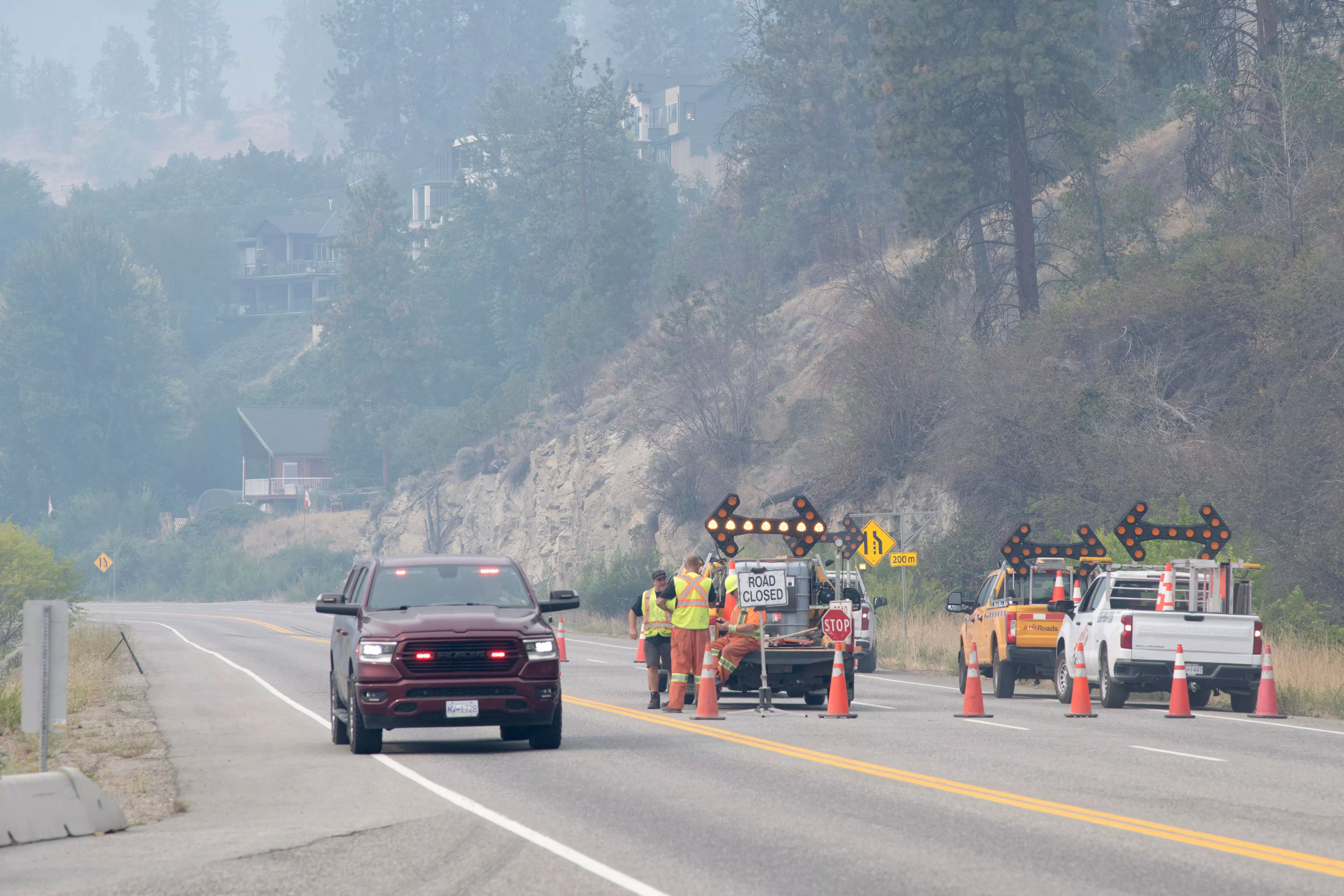 Wildfire Forces 20,000 Evacuations in British Columbia Wildfire Forces 20,000 Evacuations in British Columbia
