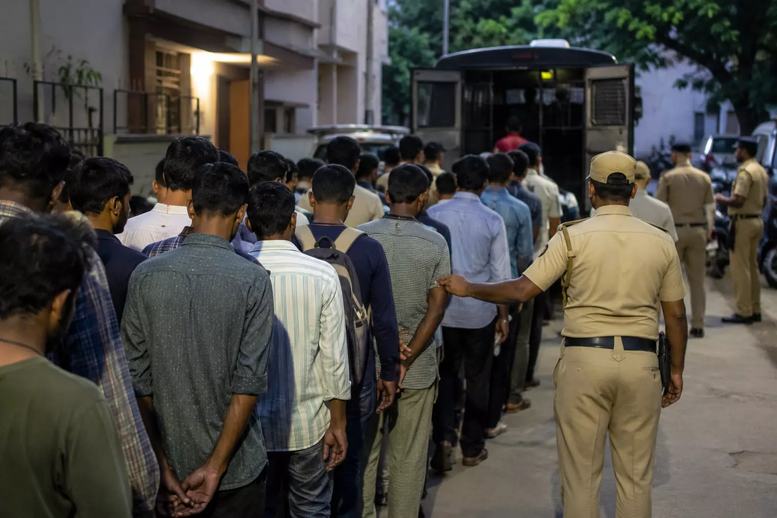 Karnataka Police Detain 1,909 Suspected Illegal Immigrants Karnataka Police Detain 1,909 Suspected Illegal Immigrants