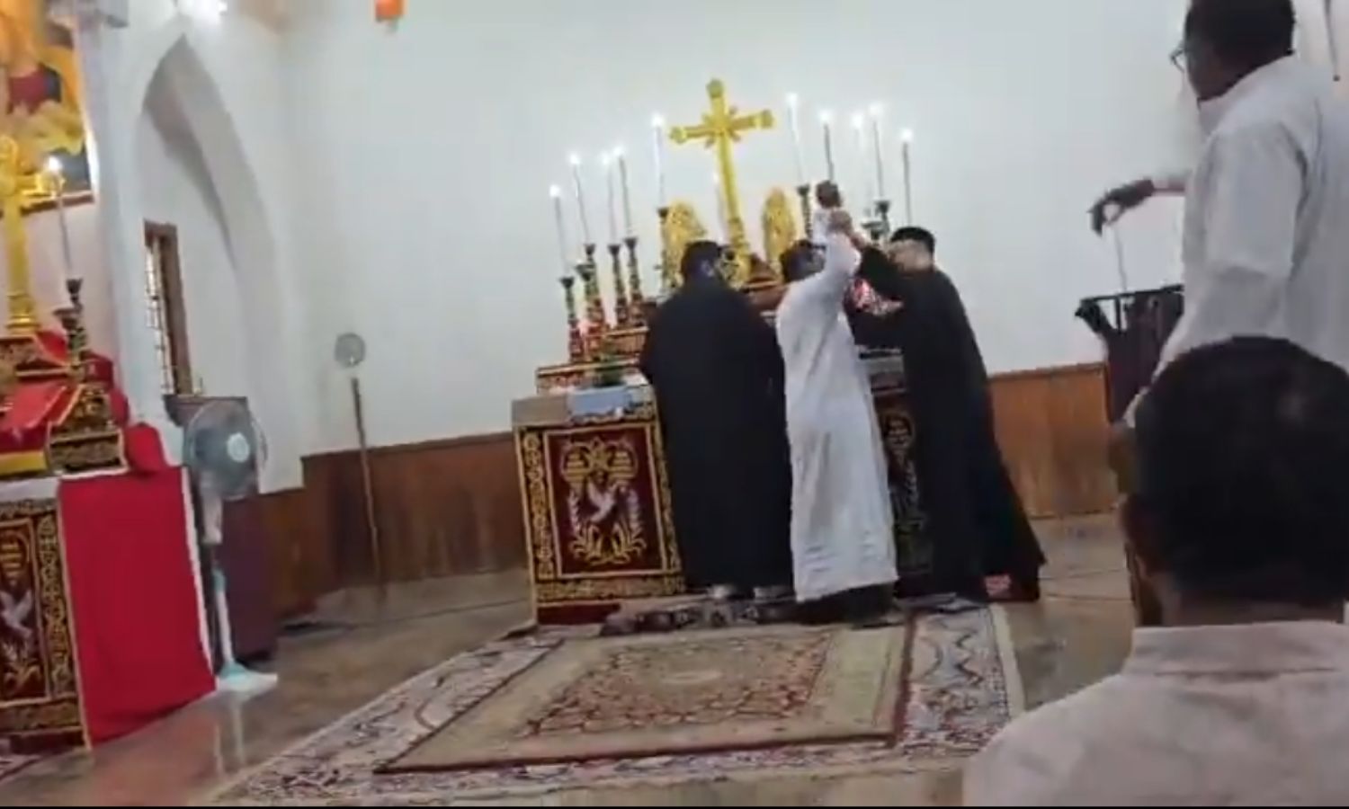 Priests of Orthodox, Jacobite Factions Fight Over Church in Kerala