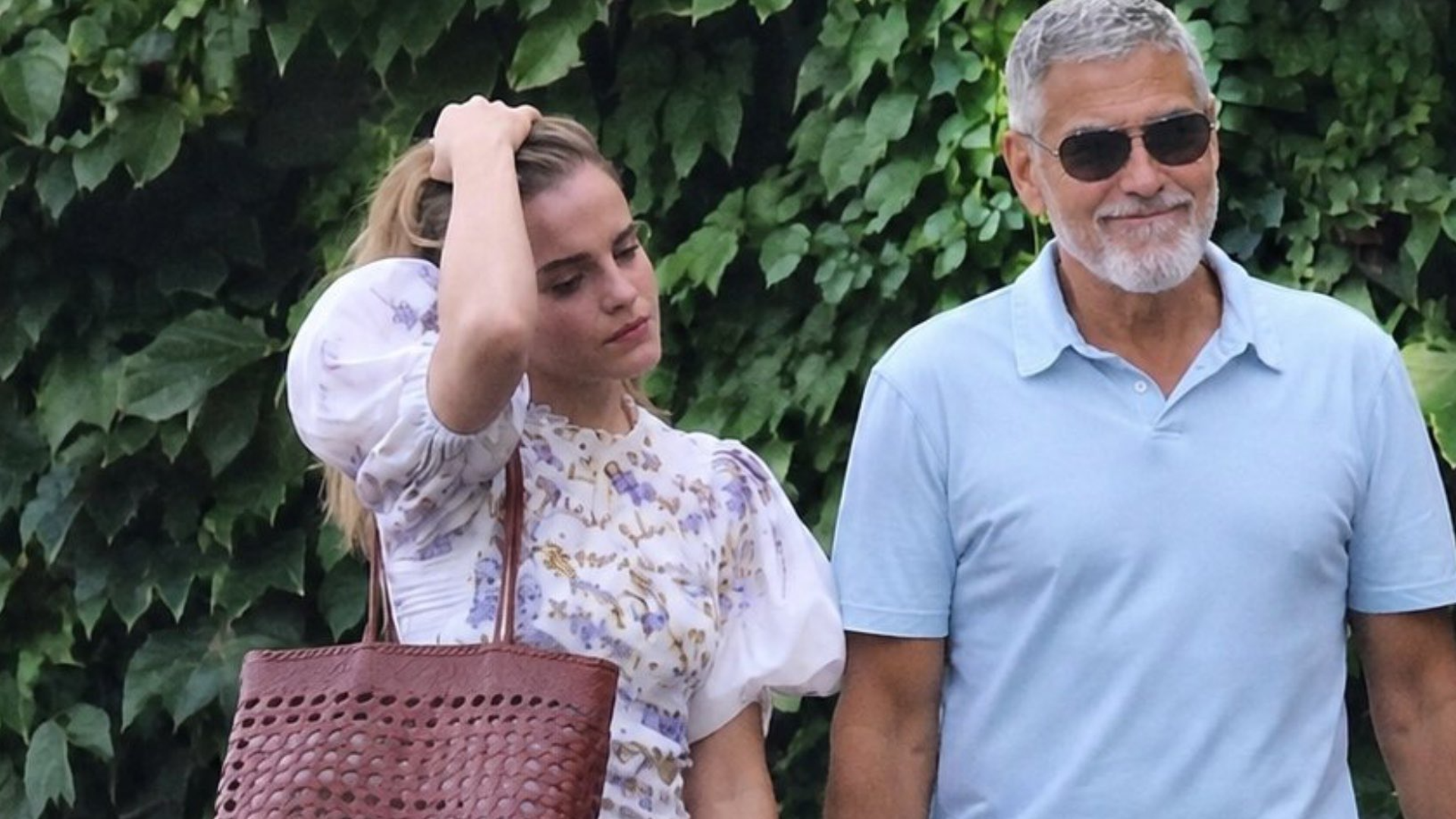 Emma Watson Spotted at George and Amal Clooney's Italian Villa