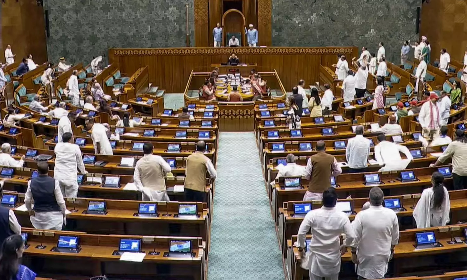 Parliament Logjam Continue As Modi, Shah Skip Sessions, LS Adjourned Parliament Logjam Continue As Modi, Shah Skip Sessions, LS Adjourned