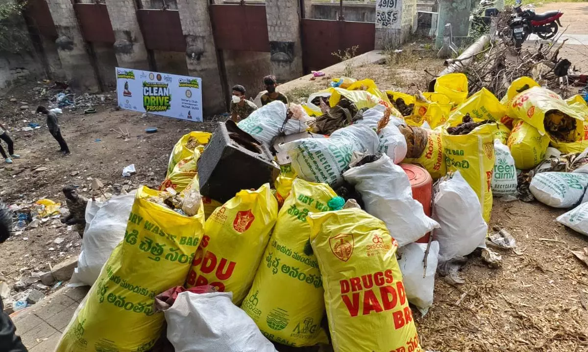 Citizens Clean Up HLC Canal In Anantapur Citizens Clean Up HLC Canal In Anantapur