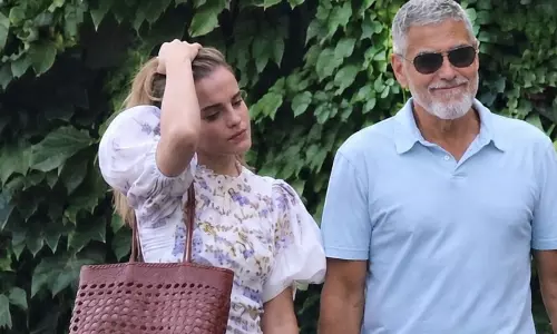 Emma Watson Spotted at George and Amal Clooneys Italian Villa