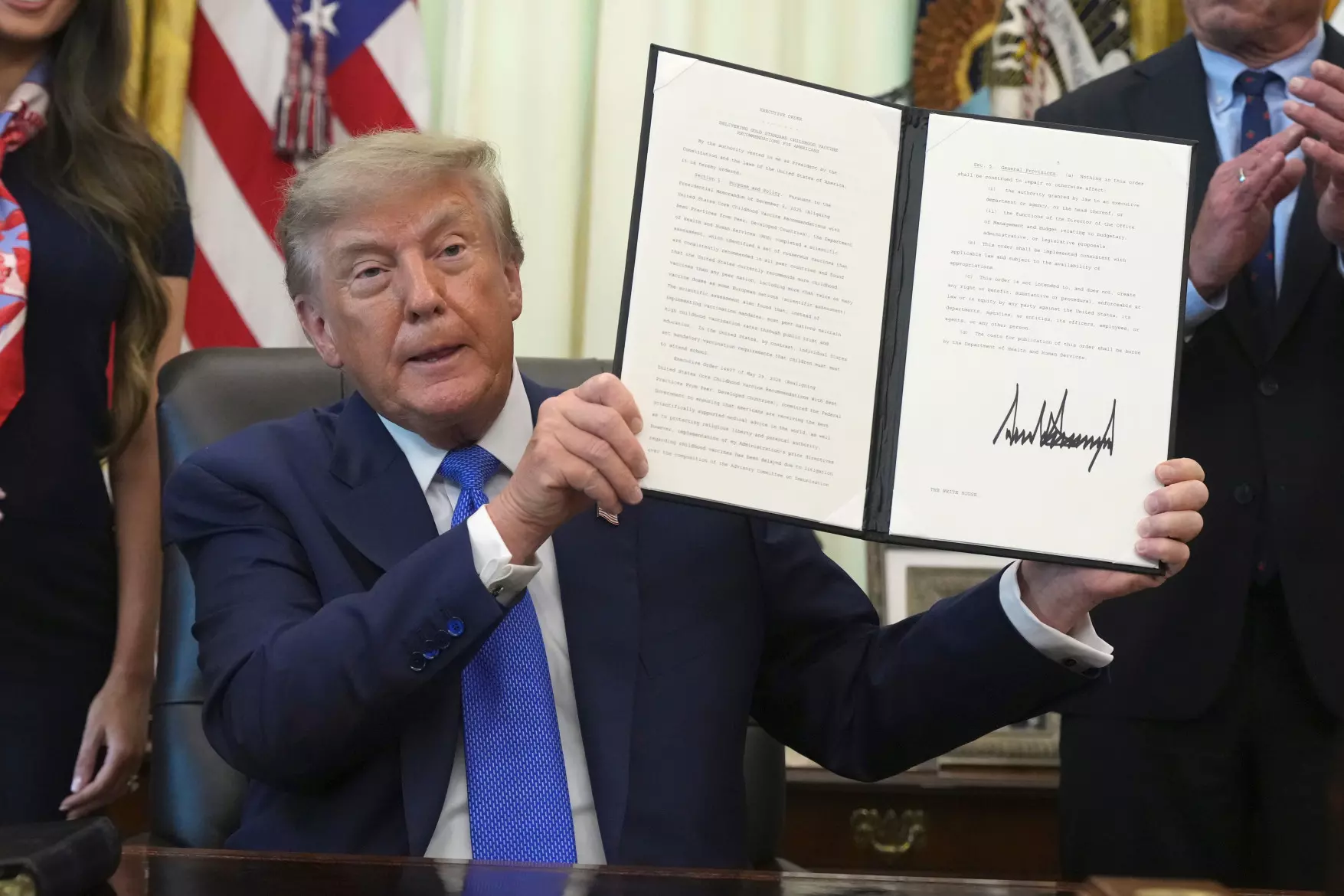 Trump Signs Order Calling for Spacing out Childhood Vaccines Trump Signs Order Calling for Spacing out Childhood Vaccines