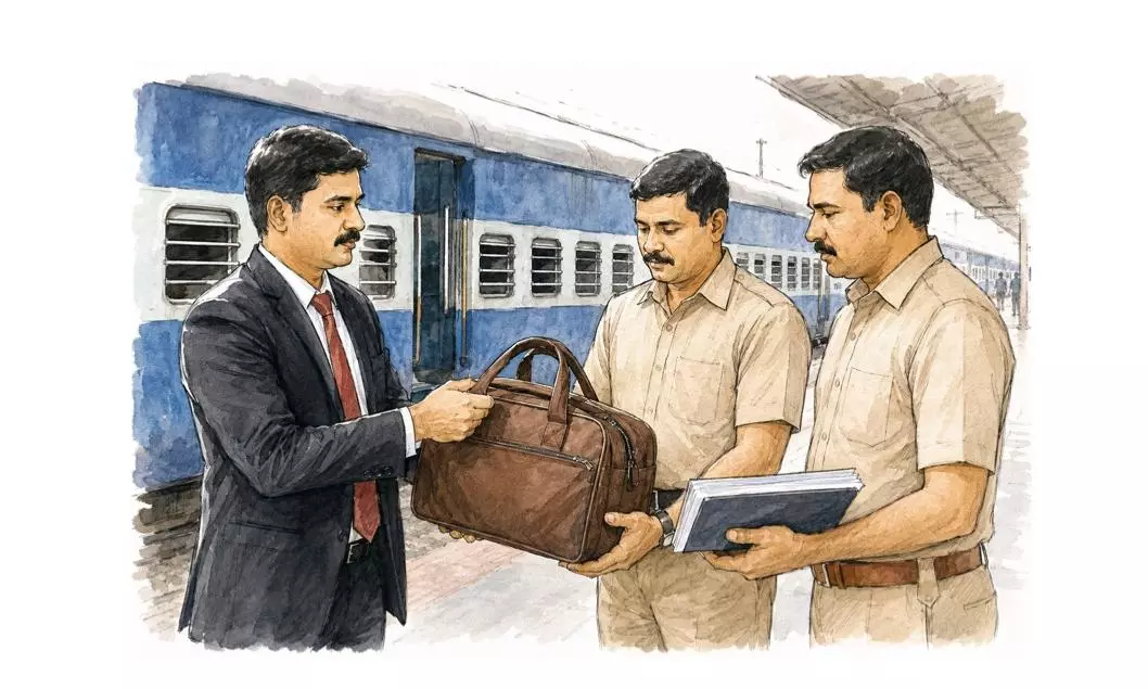 TTI Hands Over Forgotten Bag Containing Valuables Worth Rs. 10 Lakh TTI Hands Over Forgotten Bag Containing Valuables Worth Rs. 10 Lakh