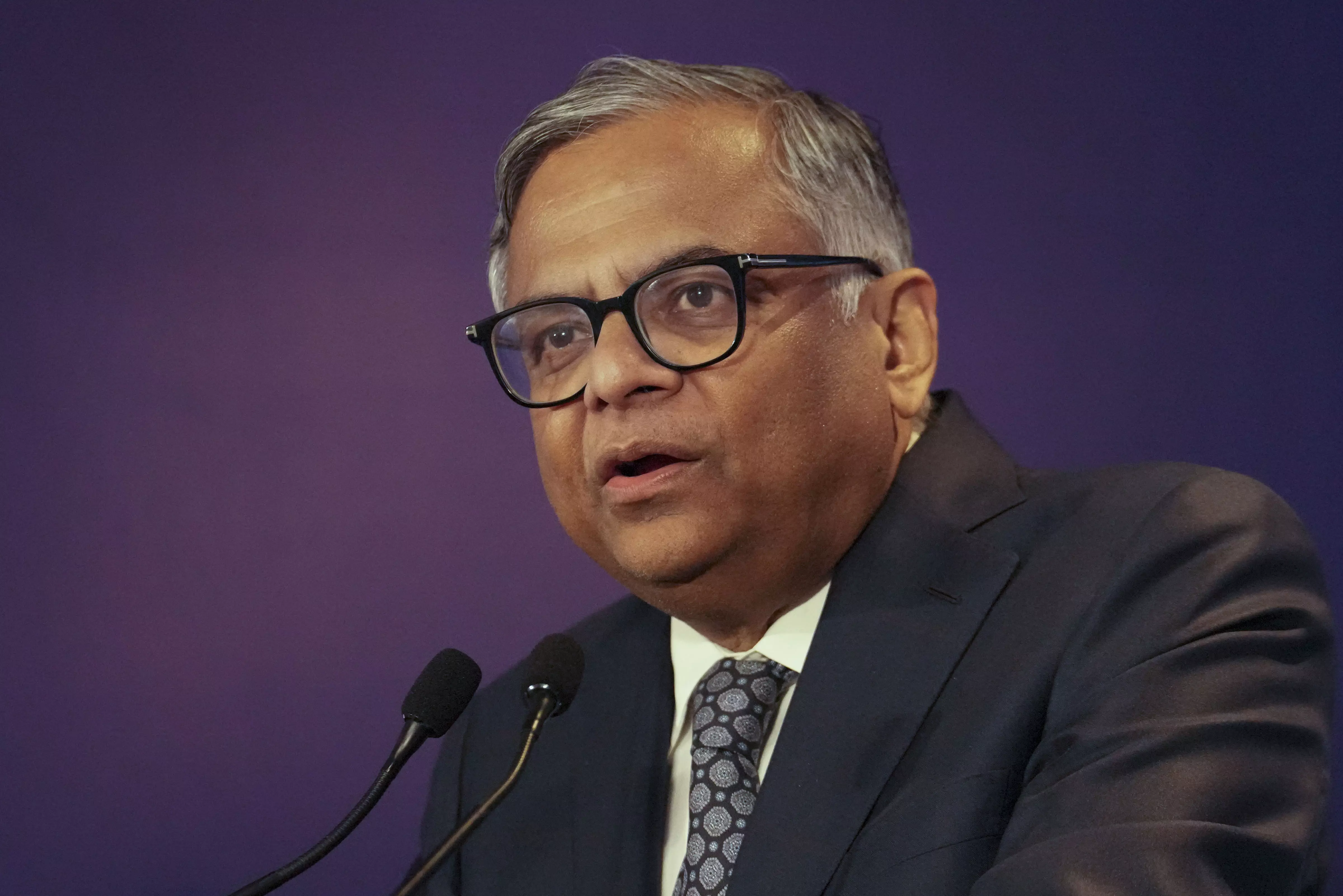 Tata Stocks Fall; TCS Down Nearly 6 Pc After Chandrasekaran Announcement Tata Stocks Fall; TCS Down Nearly 6 Pc After Chandrasekaran Announcement