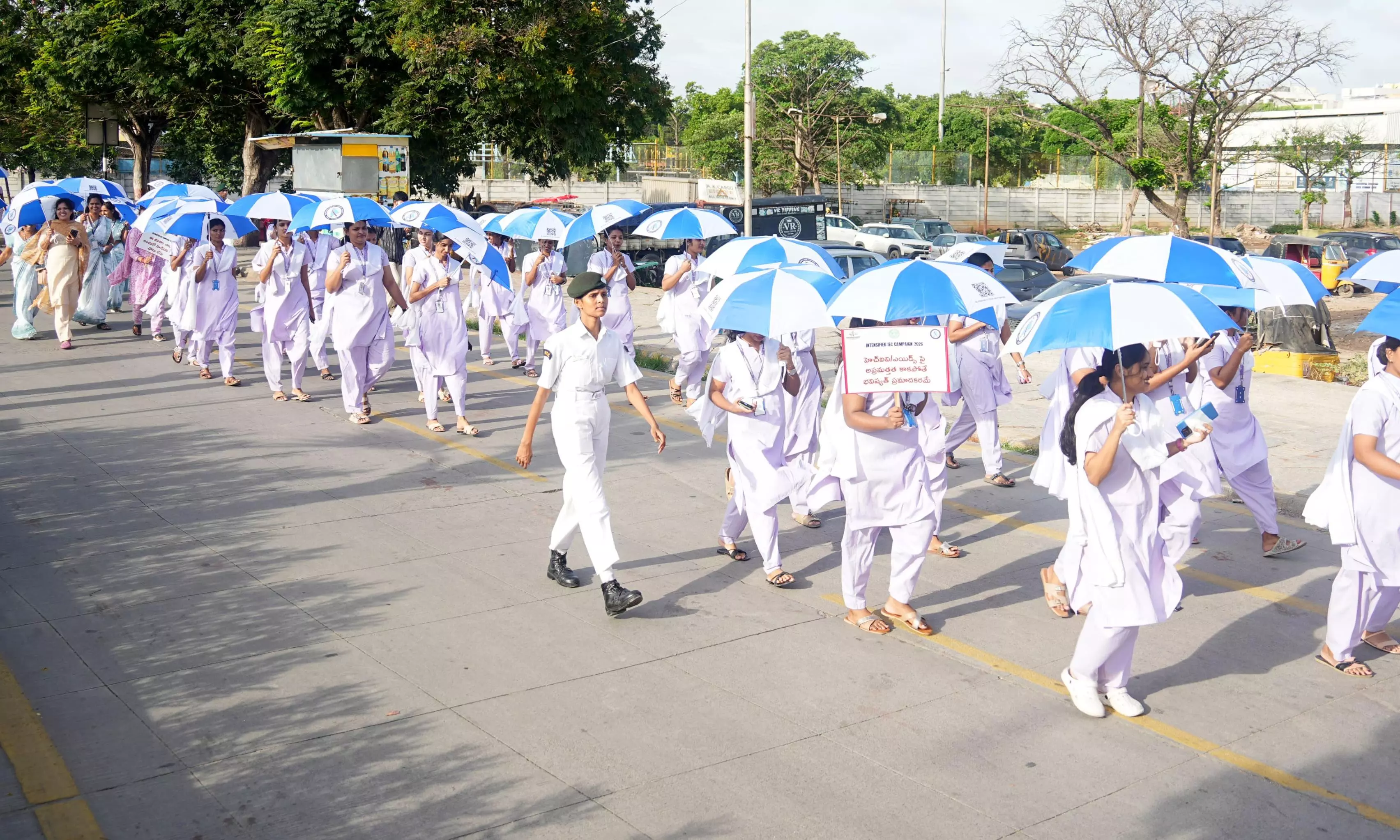 CCRT Takes Tiranga Rally To Hitec City CCRT Takes Tiranga Rally To Hitec City