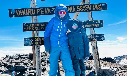 Bengaluru: Young Siblings Summit Mount Kilimanjaro’s 5,895-metre Uhuru Peak Bengaluru: Young Siblings Summit Mount Kilimanjaro’s 5,895-metre Uhuru Peak