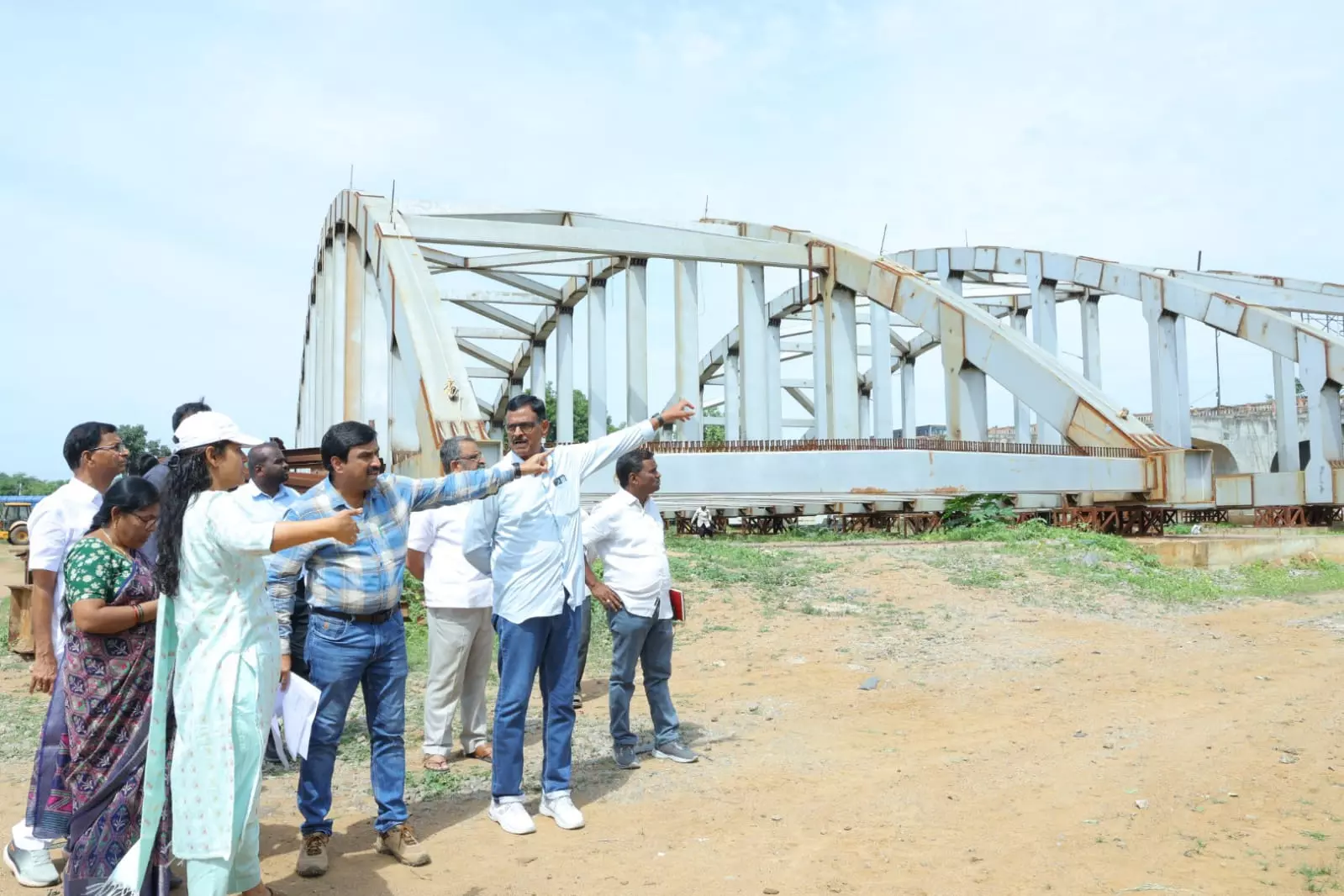 Telangana: Kazipet ROB Works Must Be Completed On Time: Collector Telangana: Kazipet ROB Works Must Be Completed On Time: Collector