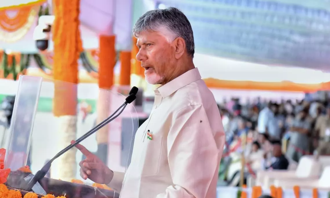 Naidu Takes RTC Bus to Mark First Anniversary of Stree Shakti Free Bus Scheme Naidu Takes RTC Bus to Mark First Anniversary of Stree Shakti Free Bus Scheme