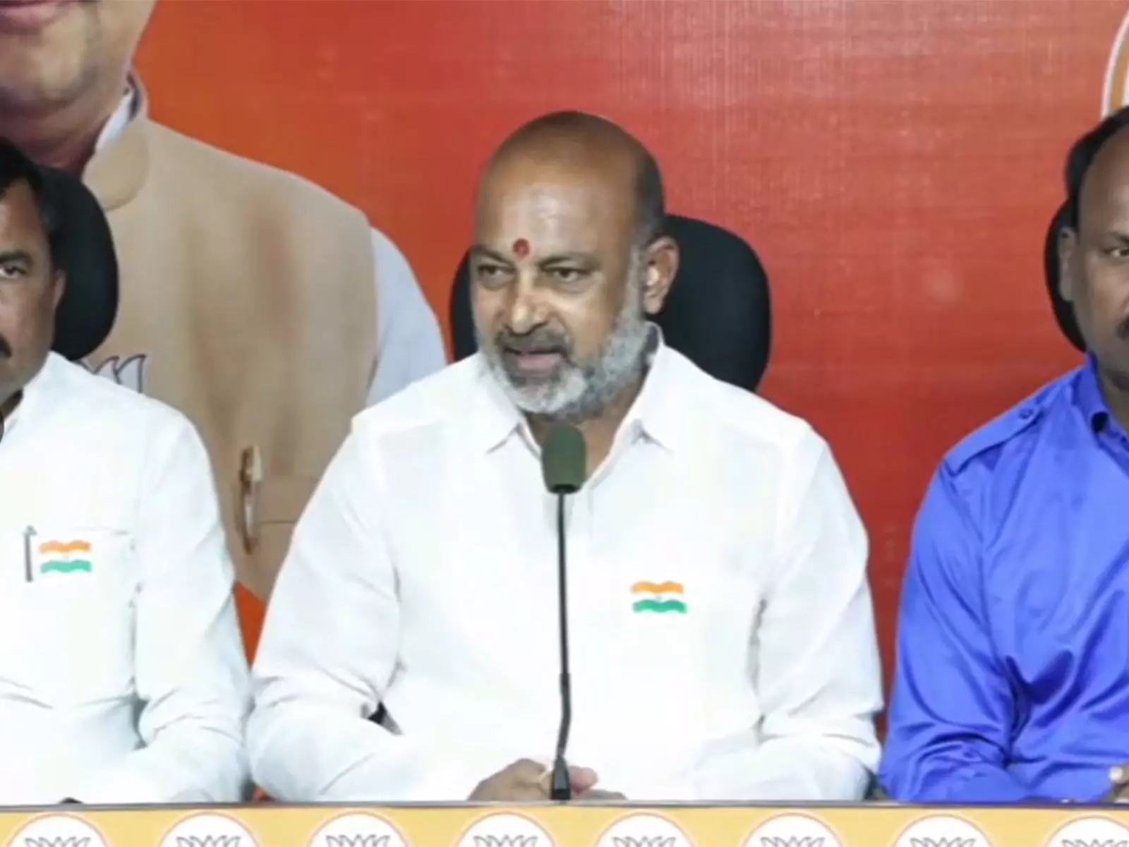 Bandi Targets AIMIM, Cong. Over Vande Mataram, Ration Cards Bandi Targets AIMIM, Cong. Over Vande Mataram, Ration Cards