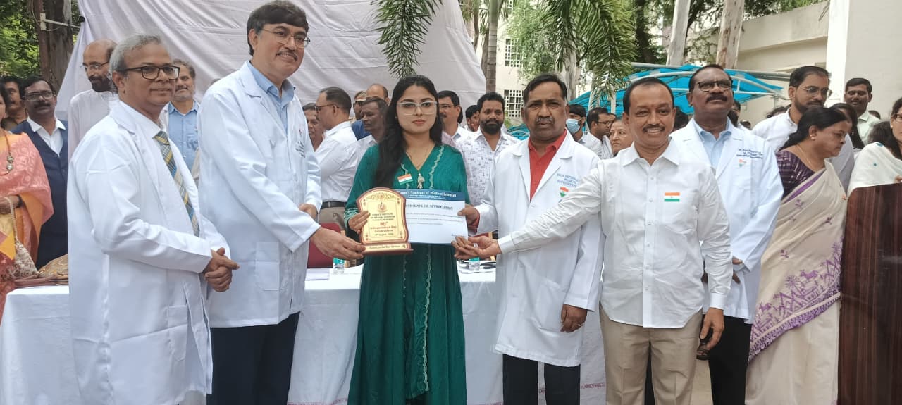 NIMS introduces Best Performance Award for MHM students