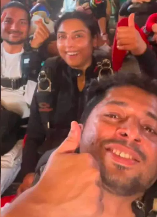 Three UAE-Based Indians Join 65 Skydivers In Guinness World Record Three UAE-Based Indians Join 65 Skydivers In Guinness World Record
