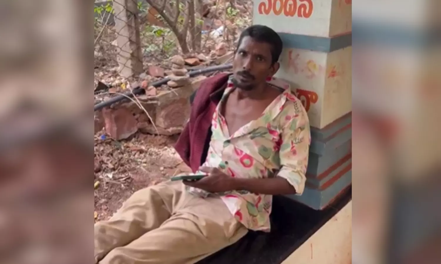 Video of Devotee Smoking on Alipiri Invites TTD Action Video of Devotee Smoking on Alipiri Invites TTD Action