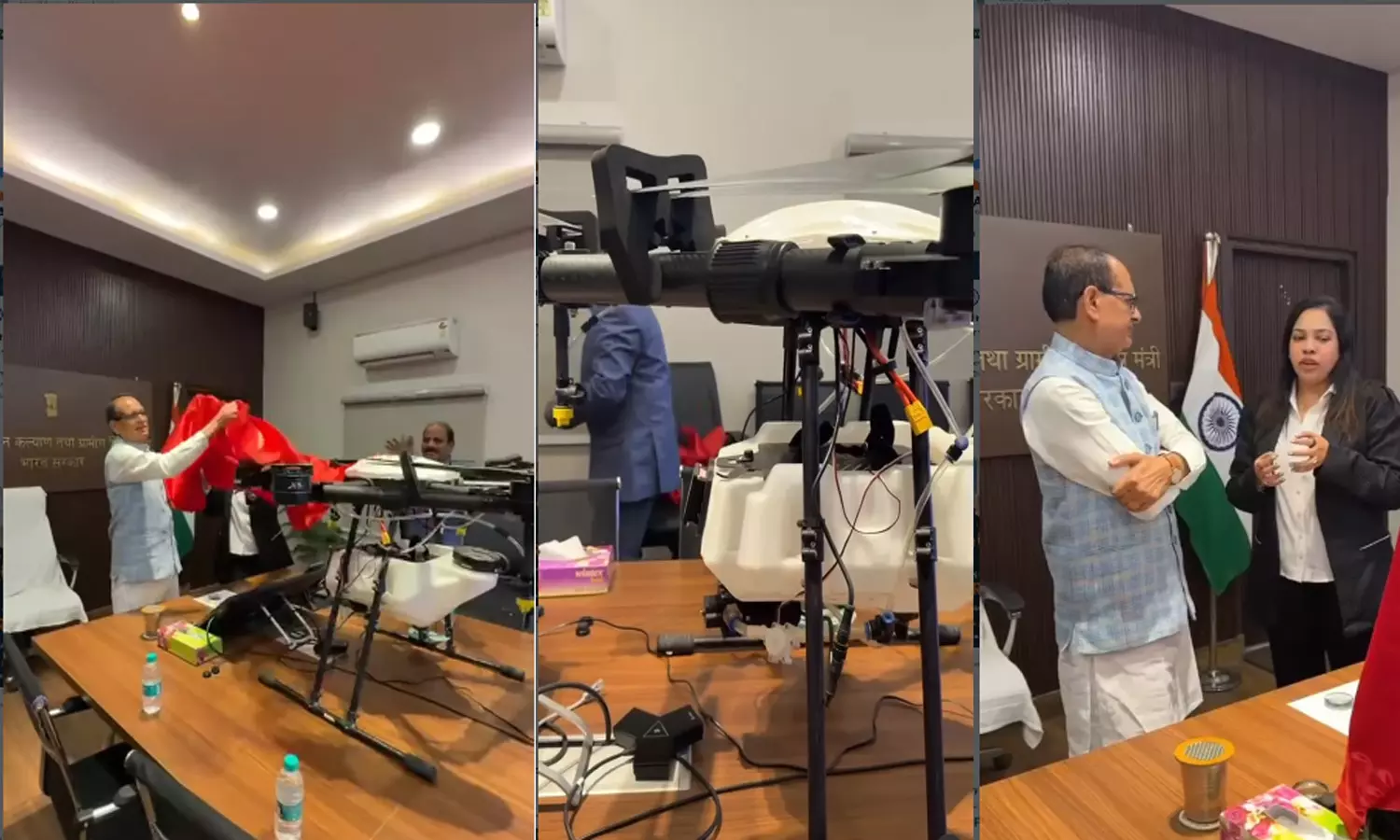 Hyderabad women-led startup AkinAnalytics launches NIKA2 Kisan Medium Drone for farmers; Union Minister Shivraj Singh Chouhan unveils it in New Delhi