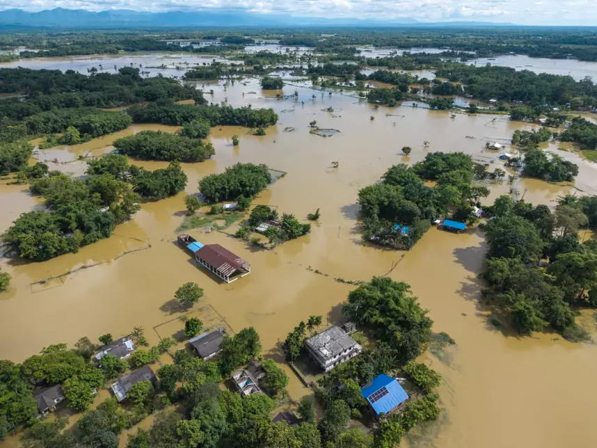 Assam Floods Damage Over 26,000 Houses; Relief Payments Underway Assam Floods Damage Over 26,000 Houses; Relief Payments Underway
