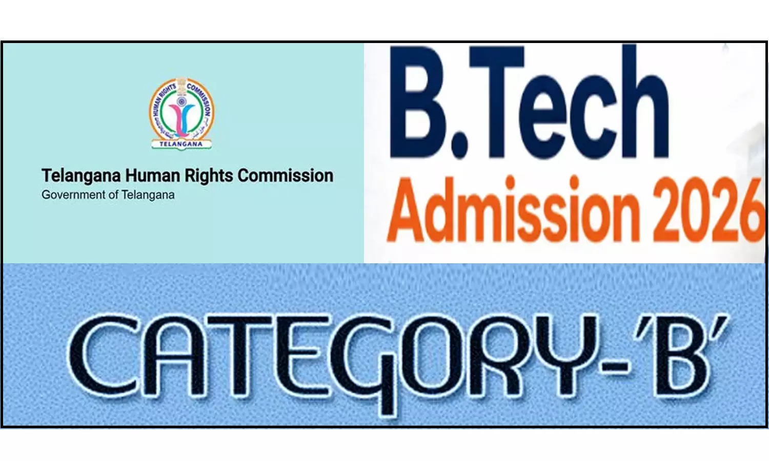 TGHRC Urges Strict Implementation of Category B for B-Tech Admissions TGHRC Urges Strict Implementation of Category B for B-Tech Admissions