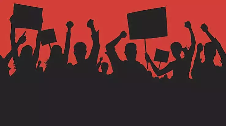 Power Employees Unveil Poster For Maha Dharna Power Employees Unveil Poster For Maha Dharna