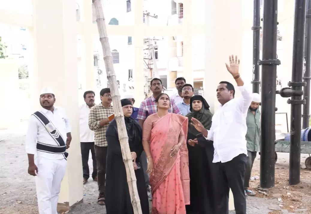 Mayor Inspects Urdu School, Assures Swift Development Works Mayor Inspects Urdu School, Assures Swift Development Works