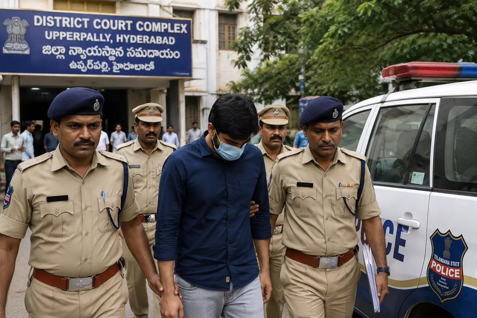 Court Grants Police Custody Of Trainee IPS Officer Court Grants Police Custody Of Trainee IPS Officer