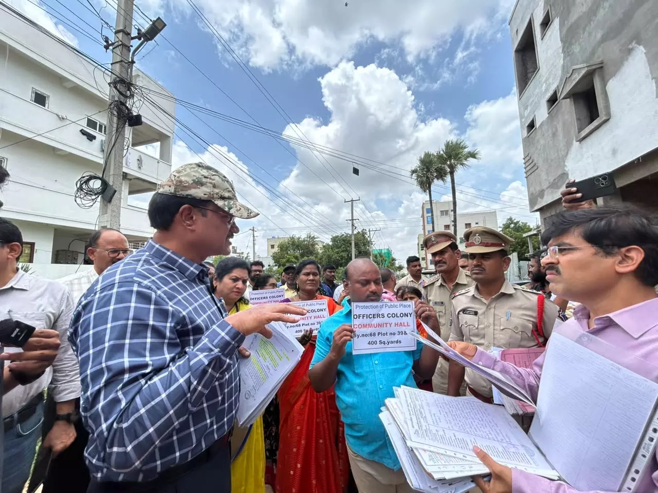 HYDRAA Assures Vanasthalipuram Residents Of Protection Of Public Utility Land