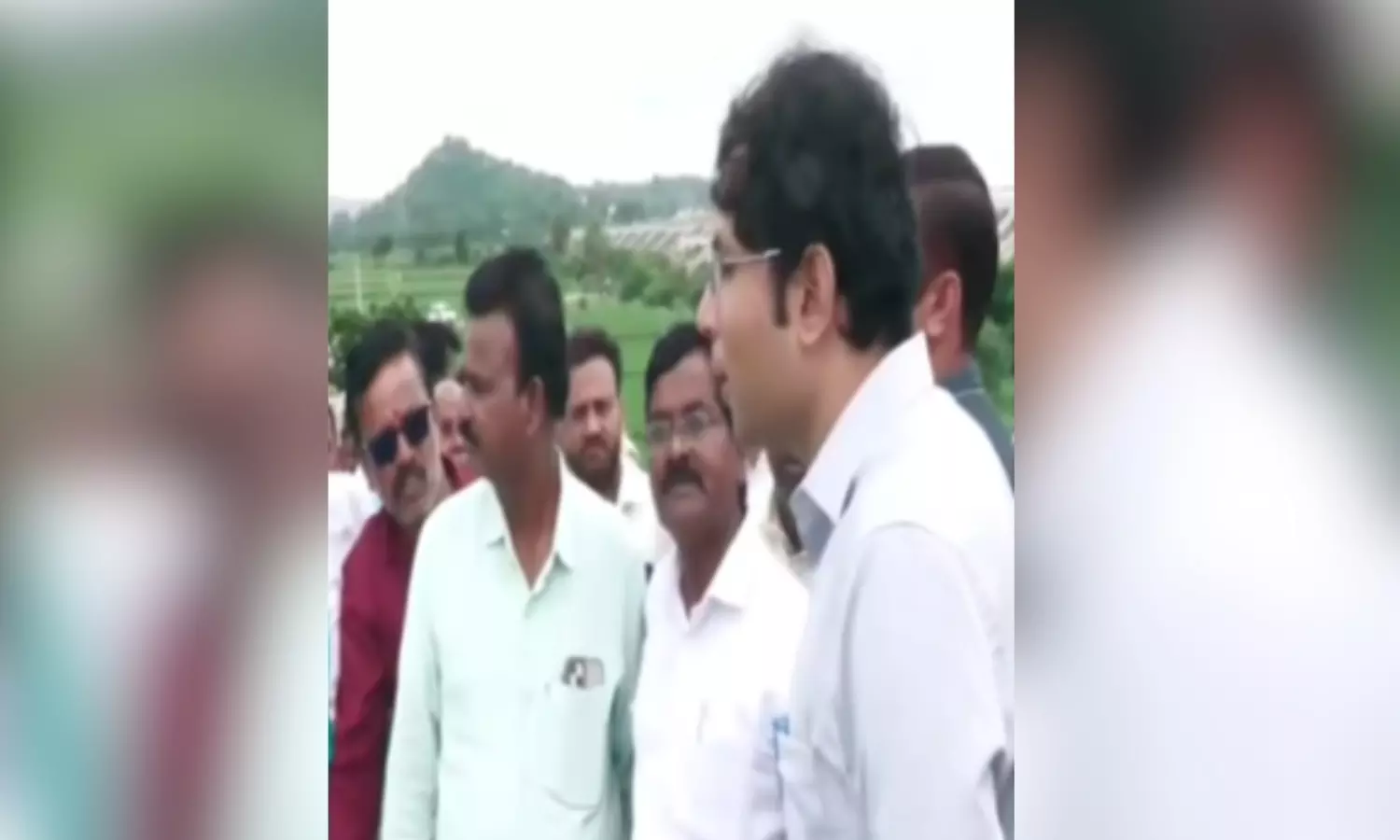 Collector Inspects Site for Pushkar Ghat at Yamcha Collector Inspects Site for Pushkar Ghat at Yamcha