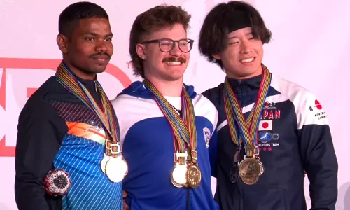 Vamsi Lifts Four Medals At Powerlifting Worlds