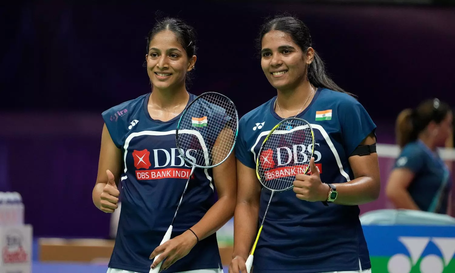 Gayatri Gopichand, Treesa Jolly Celebrate Arjuna Award Nomination Gayatri Gopichand, Treesa Jolly Celebrate Arjuna Award Nomination
