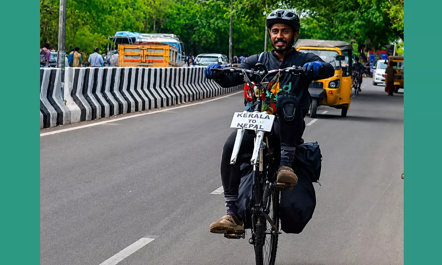 Kerala Man Pedals to Everest Camp on One-Wheel Cycle Against Drugs Kerala Man Pedals to Everest Camp on One-Wheel Cycle Against Drugs