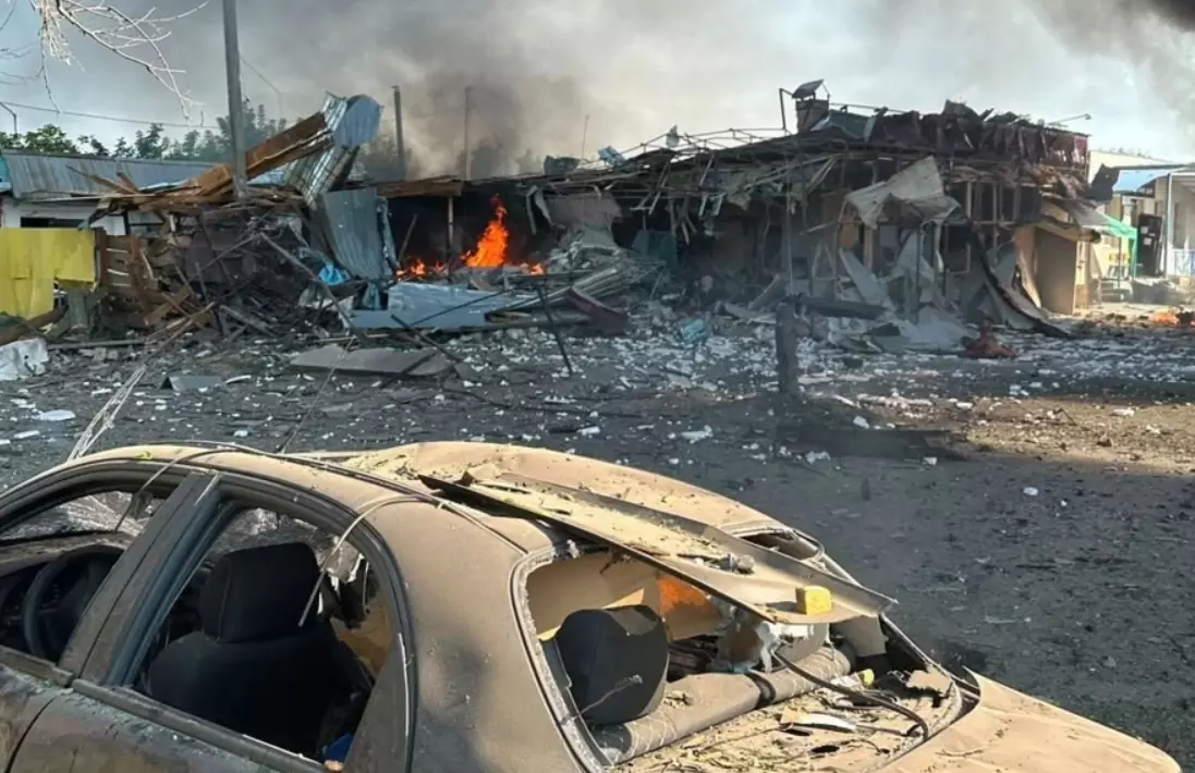 Russian Drone Strike on Bus in Ukraines Kherson Kills Four Russian Drone Strike on Bus in Ukraines Kherson Kills Four