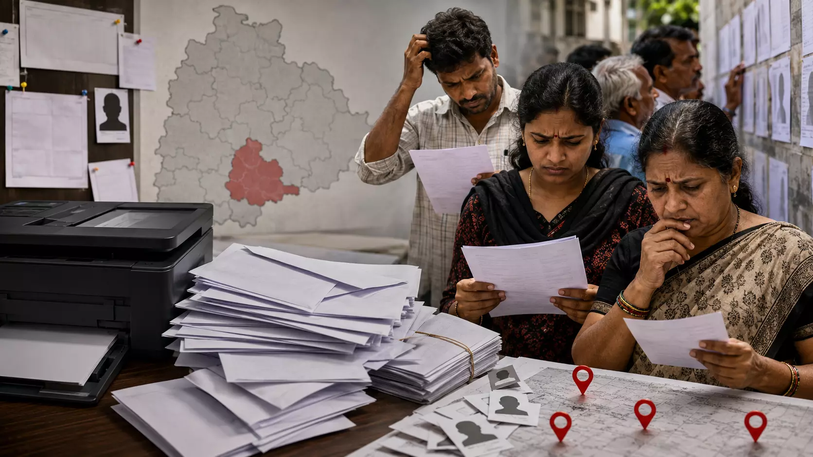 Printing Delays Notices to Unmapped Electors Printing Delays Notices to Unmapped Electors