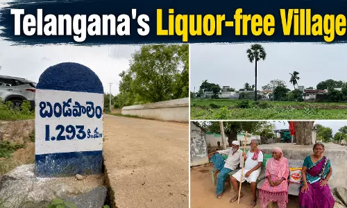 For 70 Years, Bandlapalem Village In Suryapet Has Banned Alcohol For 70 Years, Bandlapalem Village In Suryapet Has Banned Alcohol