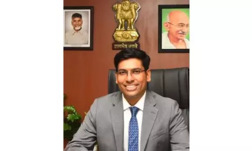 Collector S. Venkateswar Inspects EVM Strong Rooms in Tirupati