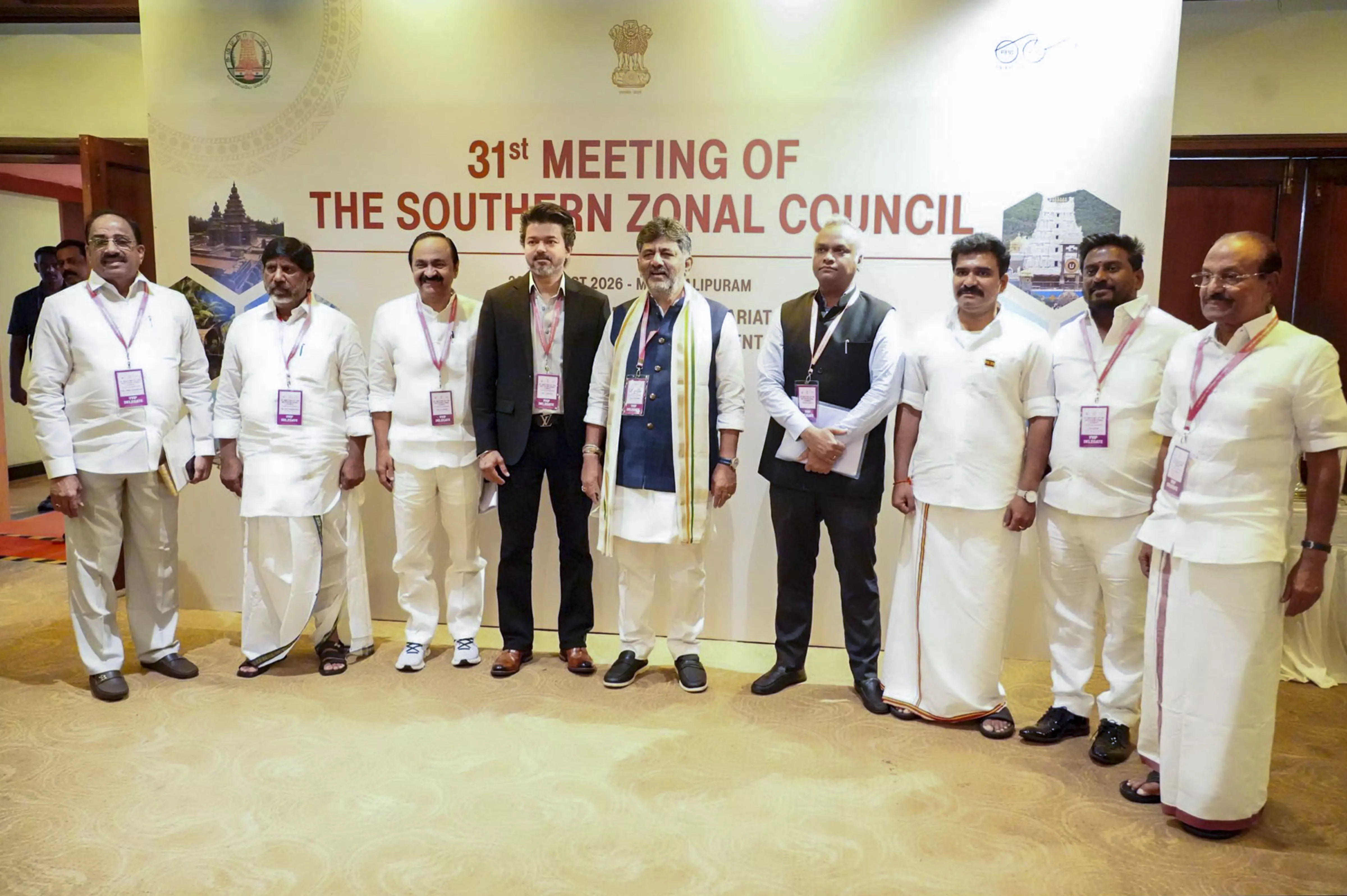 Shivakumar Flags Delimitation at Southern CMs Conclave With Amit Shah Shivakumar Flags Delimitation at Southern CMs Conclave With Amit Shah