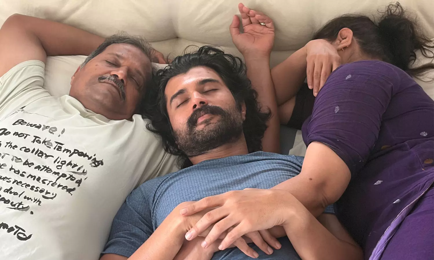 Vijay Deverakonda Enjoys Family Time as Hyderabad Rains Affect Shoot Vijay Deverakonda Enjoys Family Time as Hyderabad Rains Affect Shoot