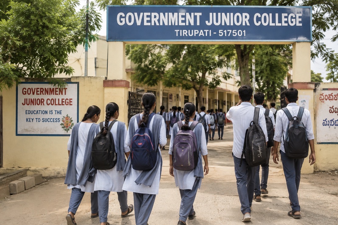 Govt Junior College Admissions Rise 10% In Tirupati District
