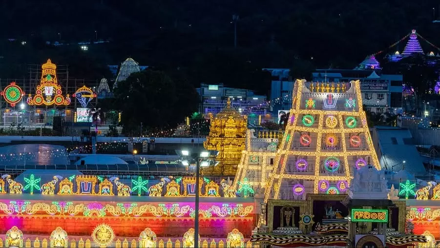 Officials Step Up Preparations For Two Brahmotsavams In Tirumala Officials Step Up Preparations For Two Brahmotsavams In Tirumala