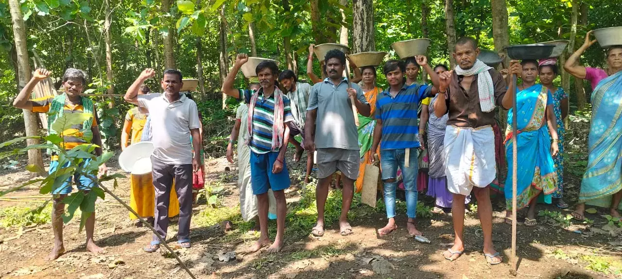 Tribal Workers Rescued From Bonded Labour Tribal Workers Rescued From Bonded Labour