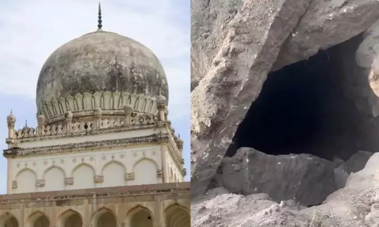 Mysterious Underground Tunnel Found Near Qutb Shahi Tombs Mysterious Underground Tunnel Found Near Qutb Shahi Tombs