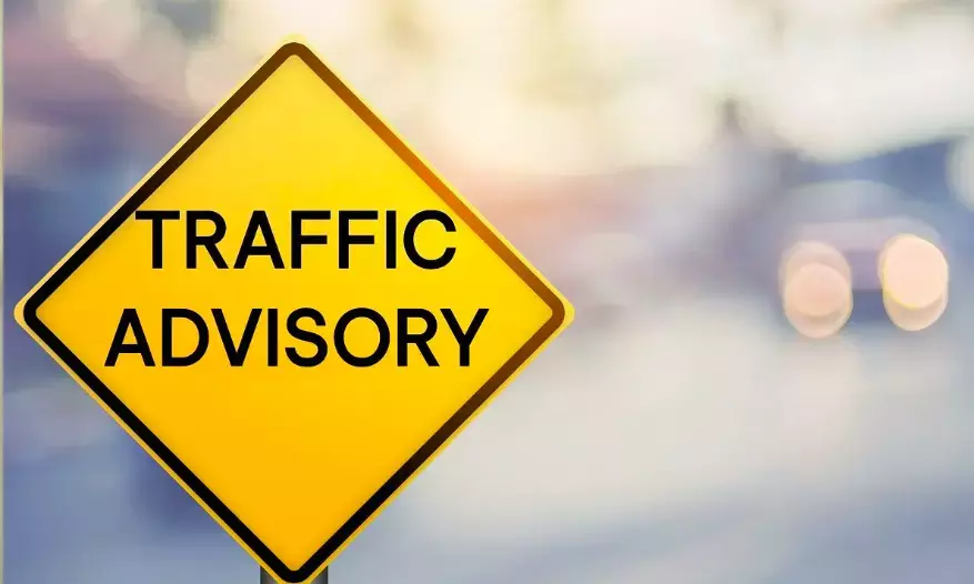Traffic Diversions At SBI Tellapur For 25 Days From August 22 Traffic Diversions At SBI Tellapur For 25 Days From August 22