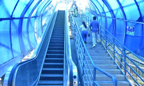 Telangana: Faulty Escalators Force People To Take Cross Roads Despite Risks