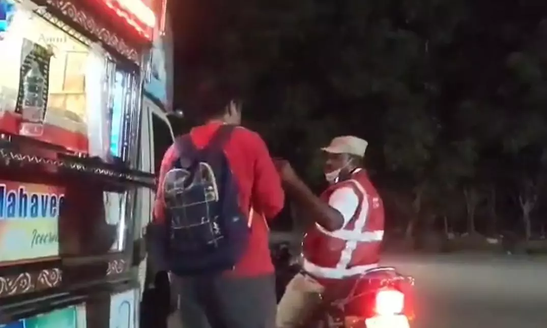 Patancheru Traffic Police Face Allegations Over PhonePe Payments Patancheru Traffic Police Face Allegations Over PhonePe Payments