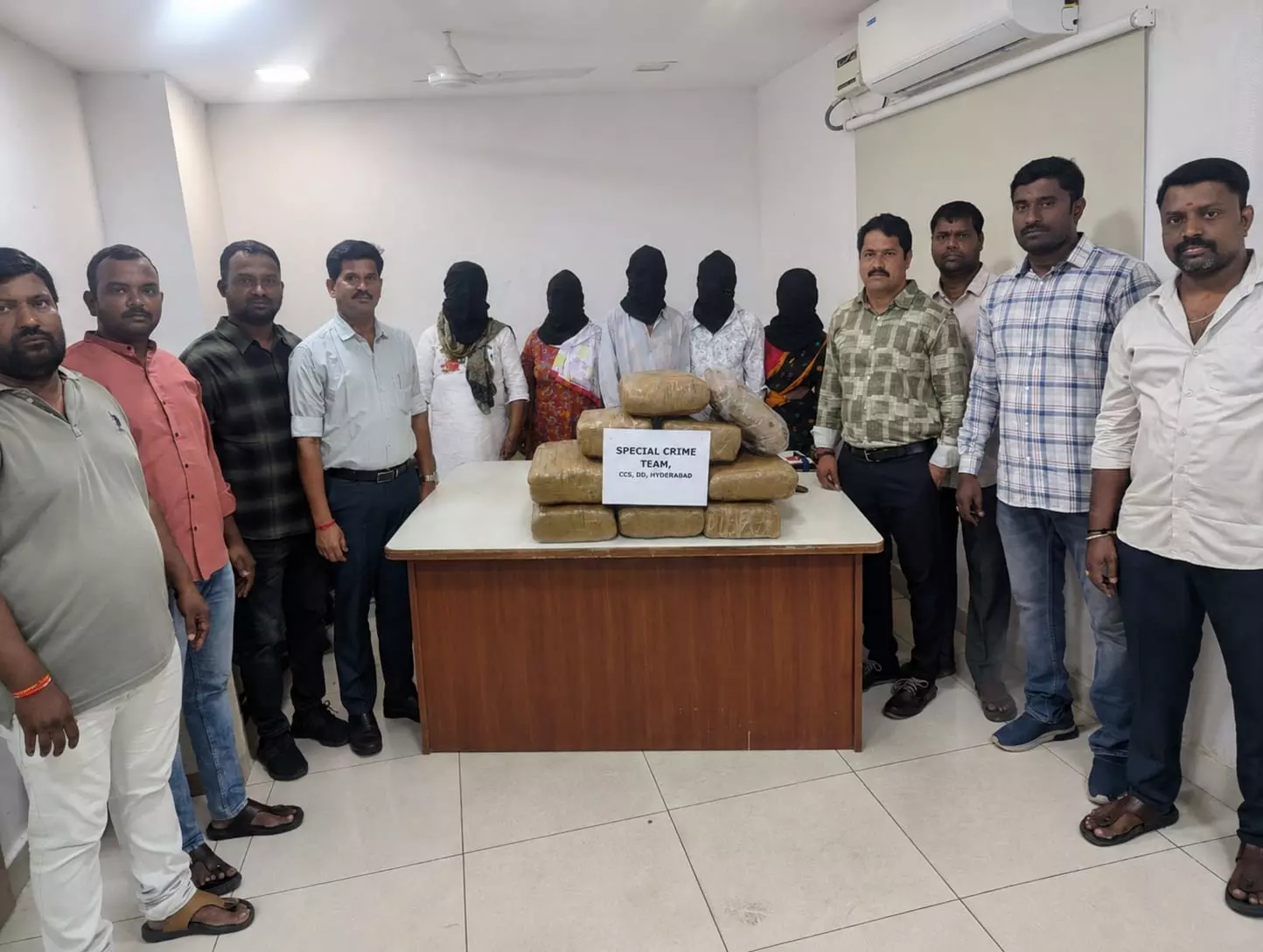 3 Senior Citizens among 5 Held in Ganja Case in Hyderabad 3 Senior Citizens among 5 Held in Ganja Case in Hyderabad