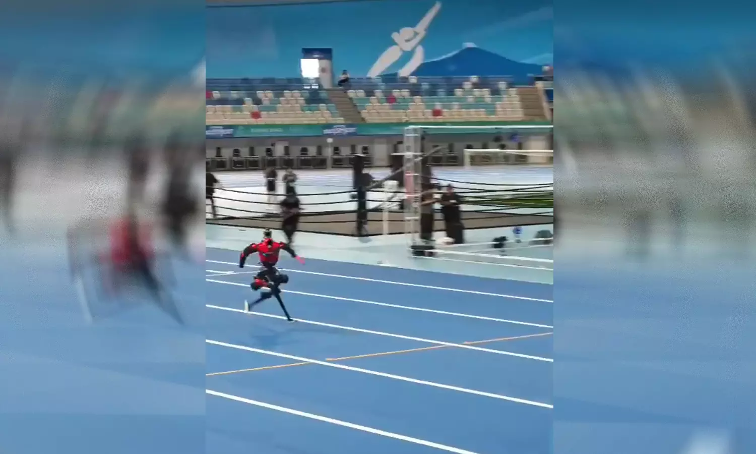 Chinese Robot Beats Usain Bolts 100m Record In 9.32 Secs Chinese Robot Beats Usain Bolts 100m Record In 9.32 Secs