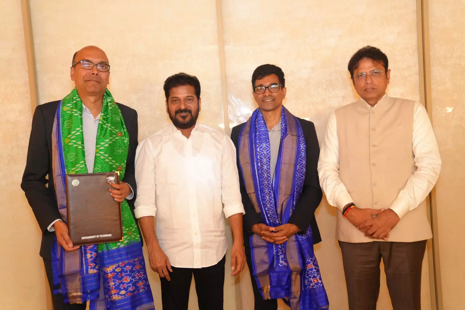 Revanth Reddy-Led TelanganaRising Delegation Meets Cambridge Academic Team Revanth Reddy-Led TelanganaRising Delegation Meets Cambridge Academic Team