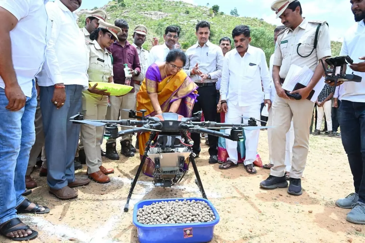 Seed-Ball Drive Covers 20,929 Hectares in AP Seed-Ball Drive Covers 20,929 Hectares in AP