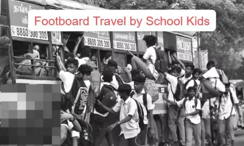 Footboard Travel by School Kids Raises Concern in Chengalpet, Kanchi
