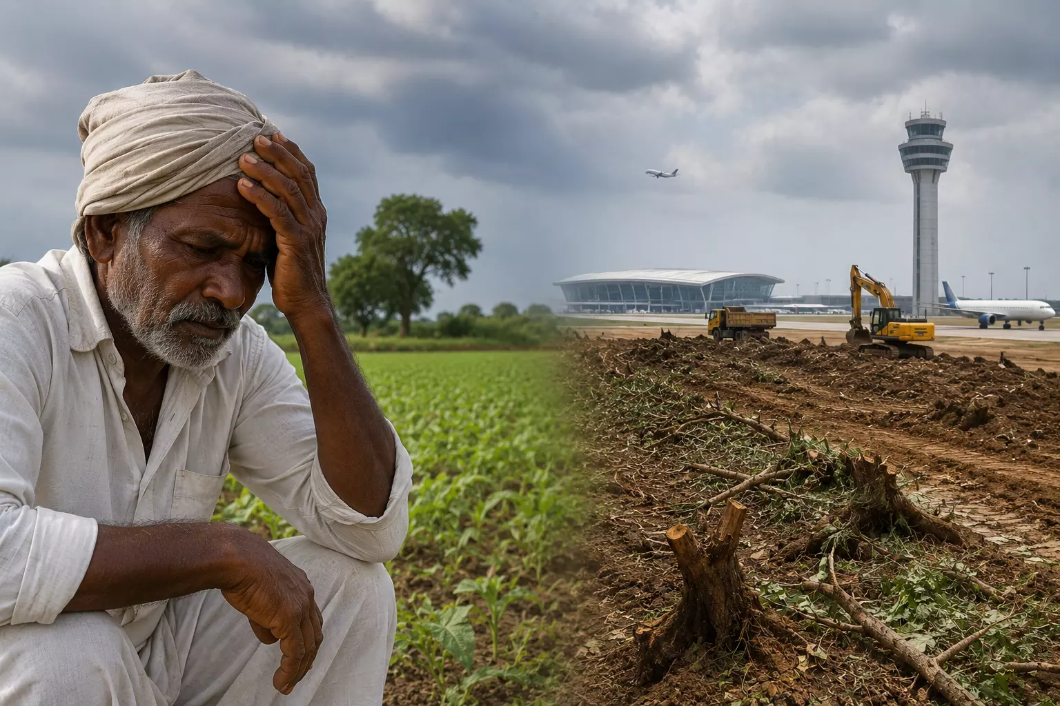 Farmers Losing Land to Airfield Raise Concern Farmers Losing Land to Airfield Raise Concern