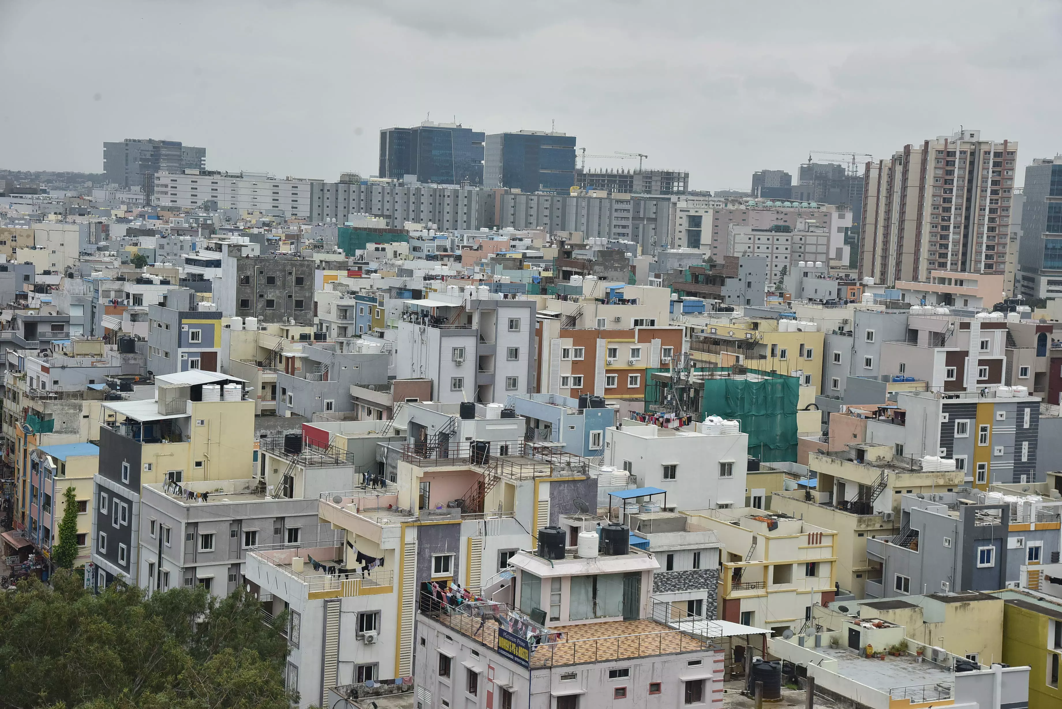 Illegal Buildings Rise in Gachibowli Illegal Buildings Rise in Gachibowli