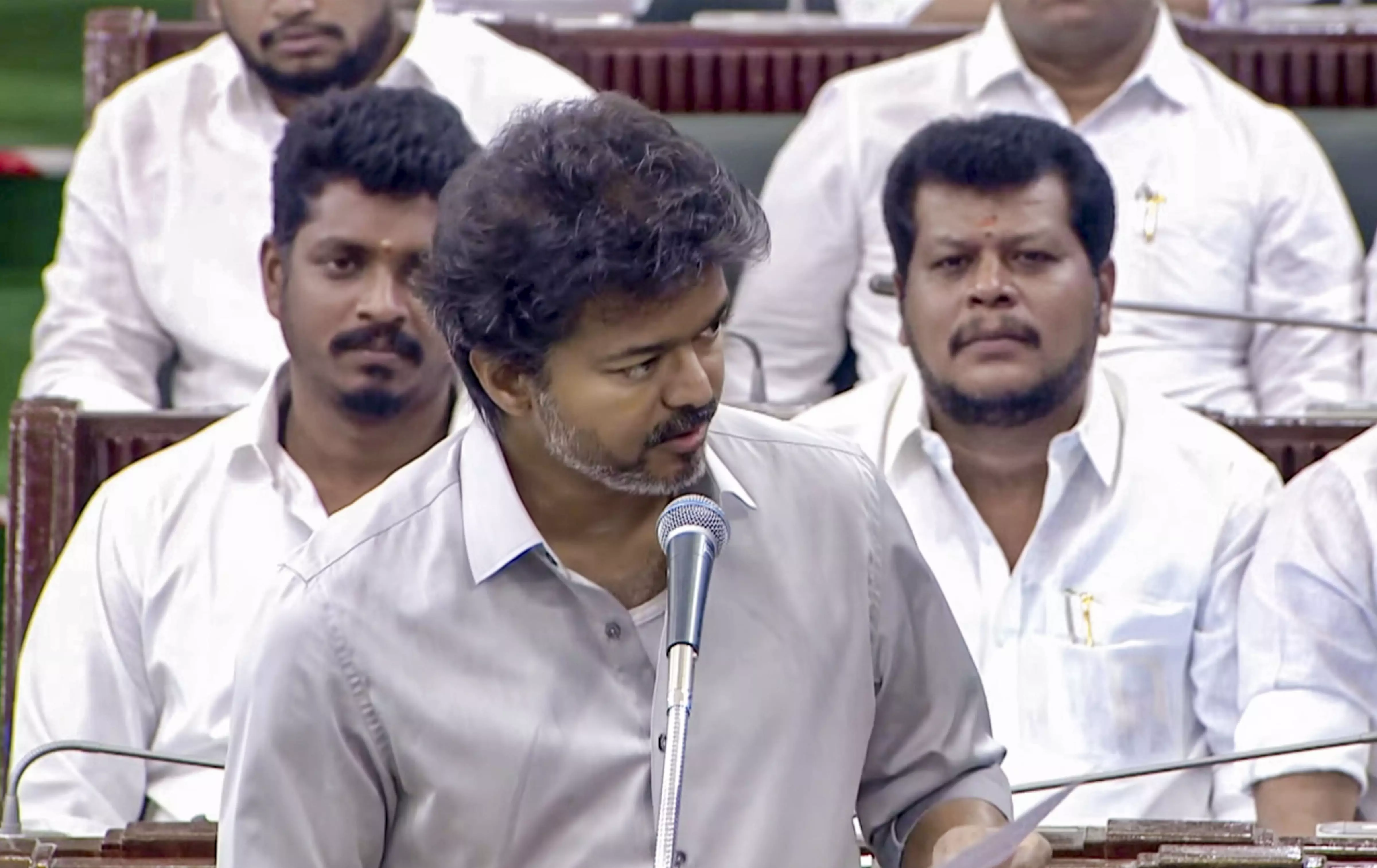 Vijay Announces U-Turn on Parandur Greenfield Airport Project Vijay Announces U-Turn on Parandur Greenfield Airport Project